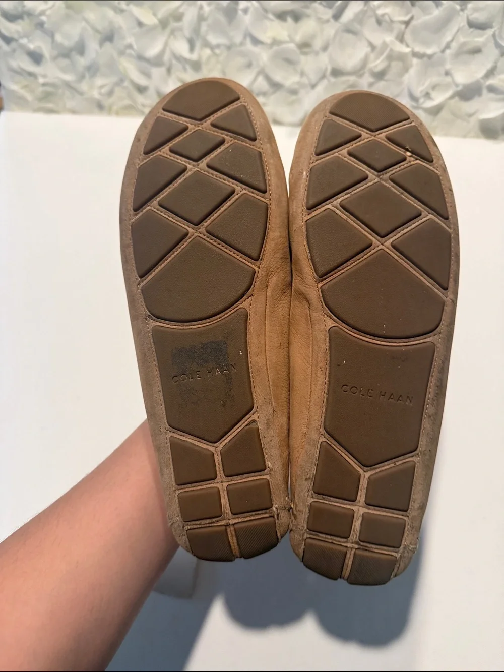 Cole Haan suede upper